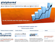 Tablet Screenshot of platphorma.ro